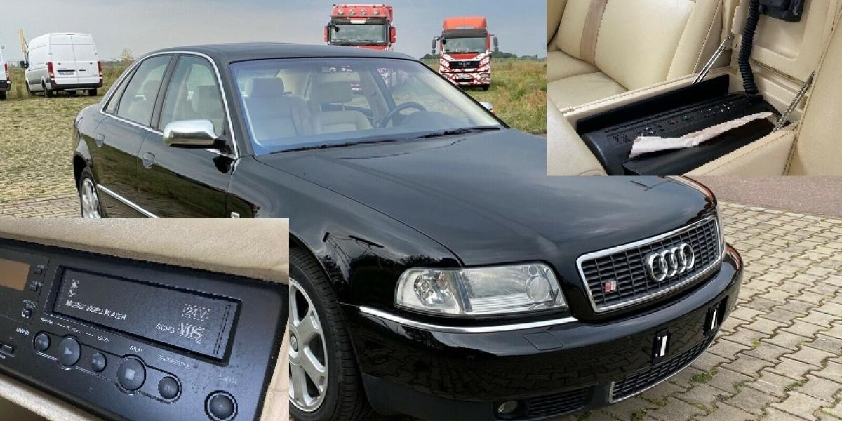 Rarita na predaj: Posledné Audi S8 s automatom, faxom a VHS