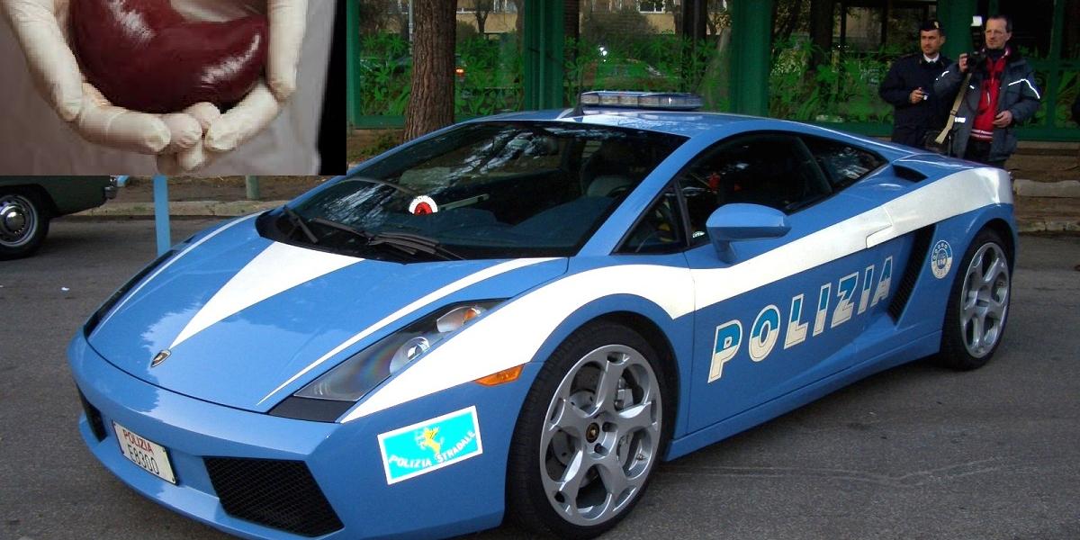 Prevoz obličky policajným Lamborghini: 500 km za 2 h rýchlosťou 230 km/h!