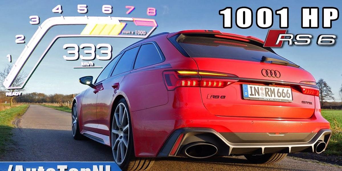 Audi combi s výkonom Veyronu: 1 001 koní trhá betón!