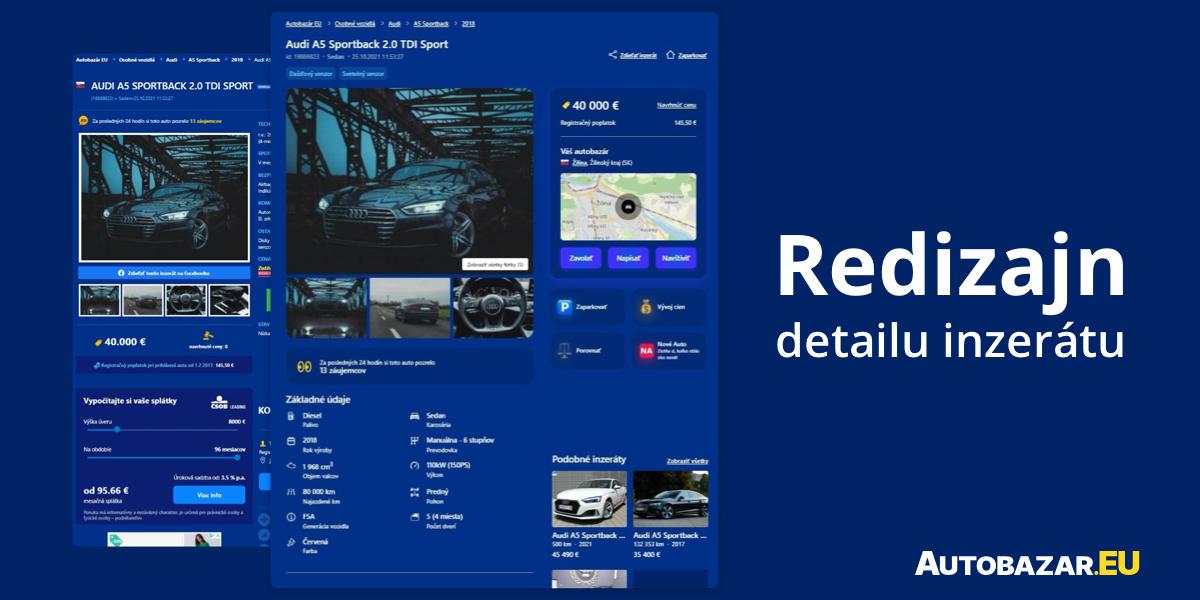 Pozrite sa, ako bude vyzerať nový detail inzerátu