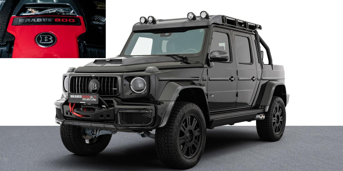 Portálové nápravy, 800 koní: Predĺžené hyper delo Brabusu za 726 260 €!