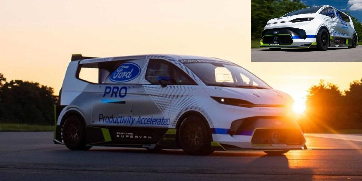 100 km/h pod 2 sekundy, 4 motory: 2 000-koňový Ford Transit SuperVan!  