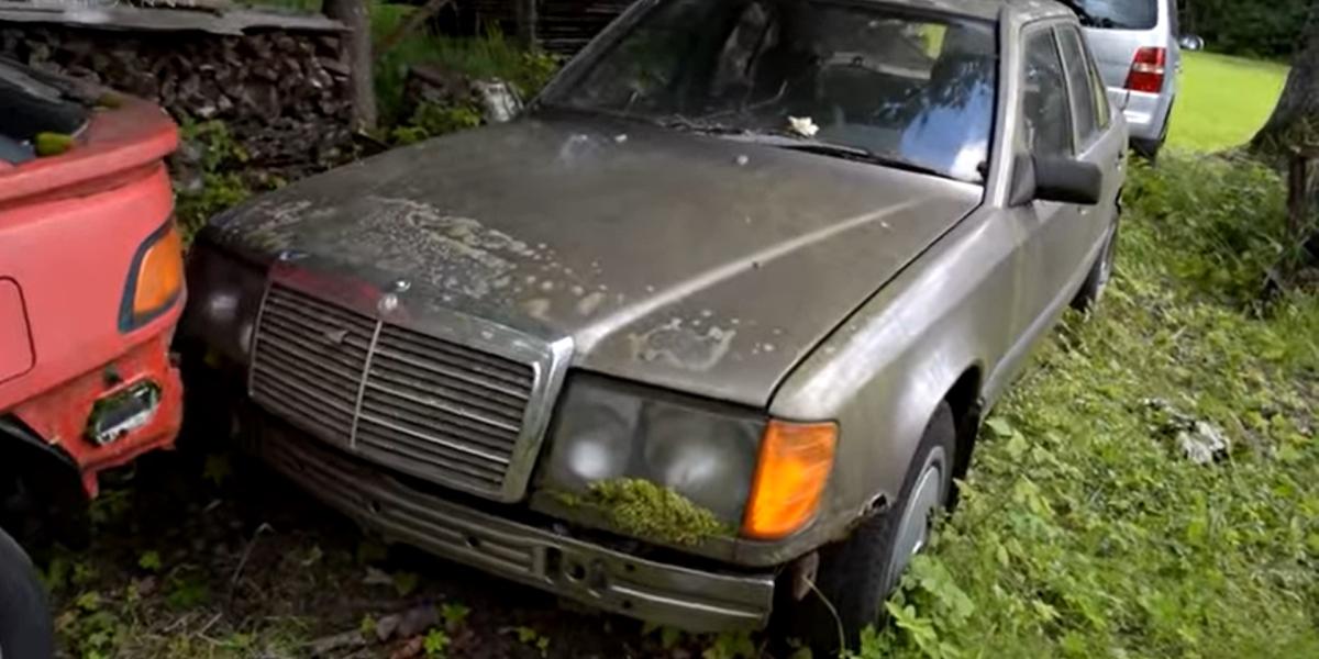 Mercedes 8 rokov chátral a stál. Naštartoval okamžite!