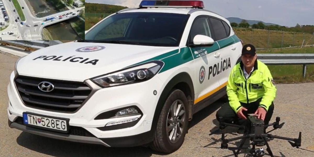 Vodiči, pozor: Na premávku dohliada policajný dron! 