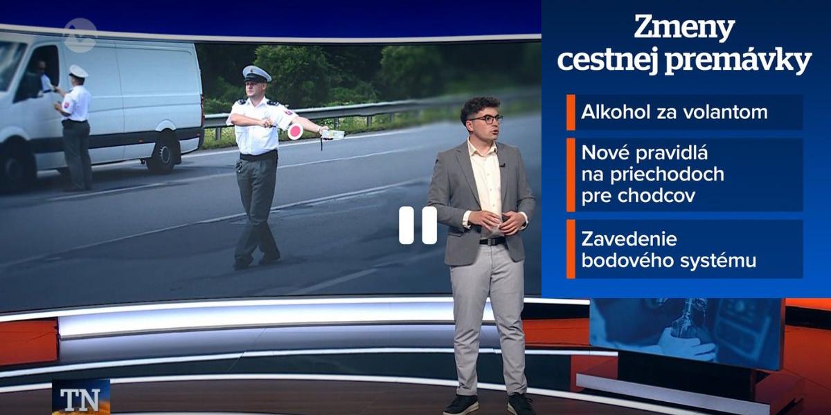 Zostatkový alkohol, bodovací systém a väčšia ochrana chodcov: Čo treba vedieť o zmenách na cestách v SR?