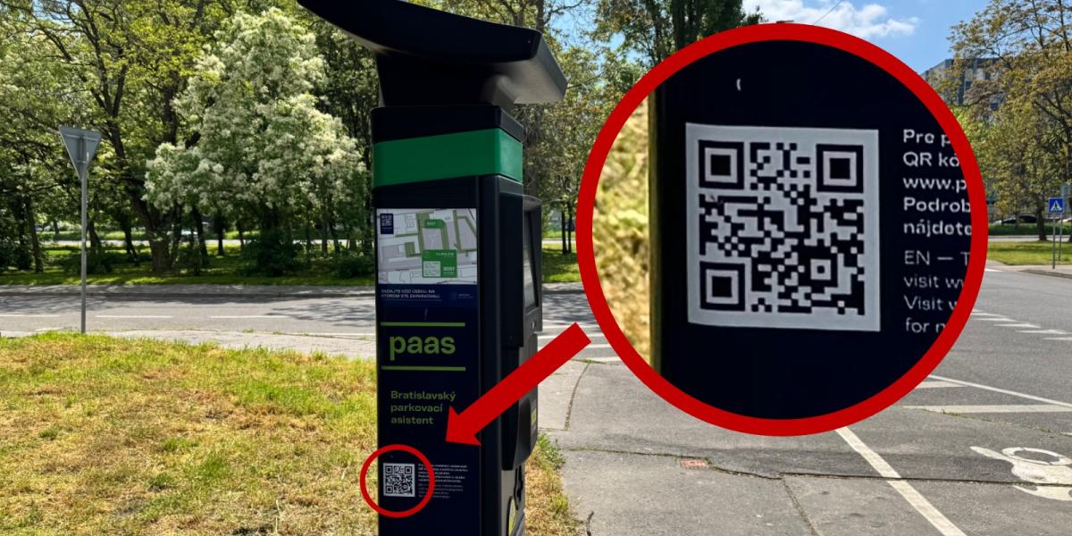 Vodiči, pozor! Na Slovensku sa šíri nový podvod pri parkovaní. Stačí naskenovať QR kód