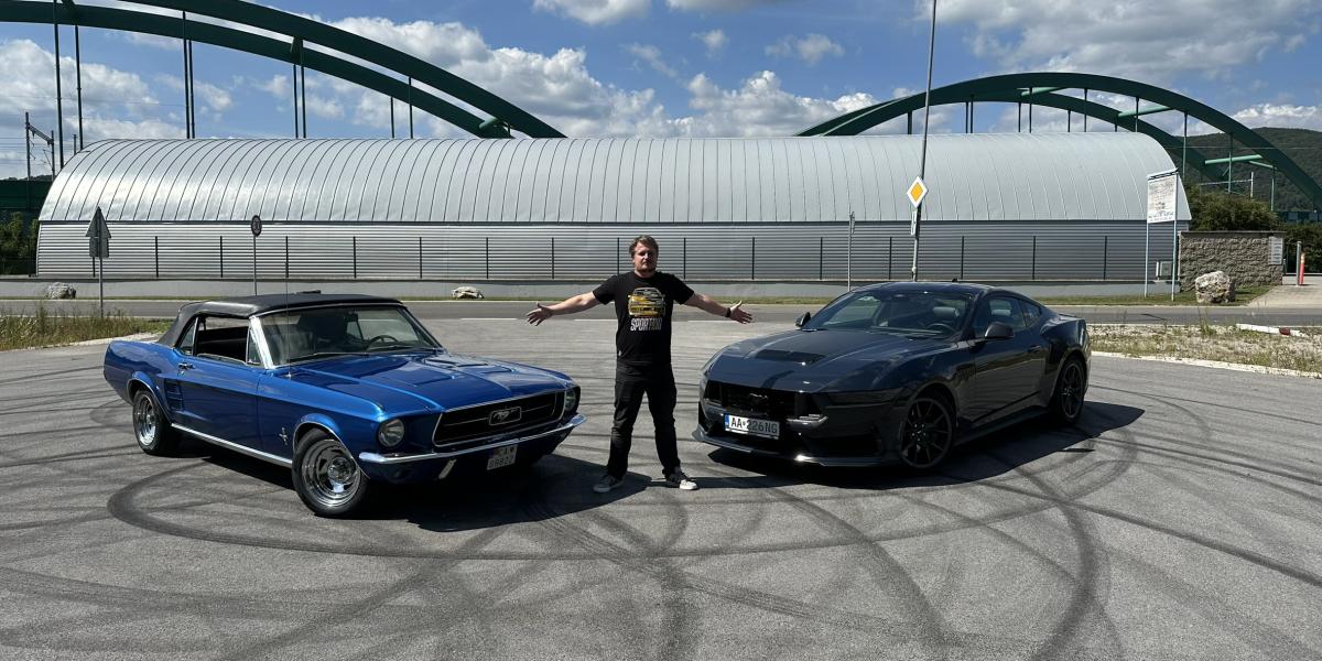 Test: Ford Mustang Dark Horse vs Mustang 1967. Krásne americké stroje napriek EURO normám. Nadšený videotest od Autobazar.EU