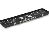  Peugeot 3D podložky pod ŠPZ, držiaky na TEČ